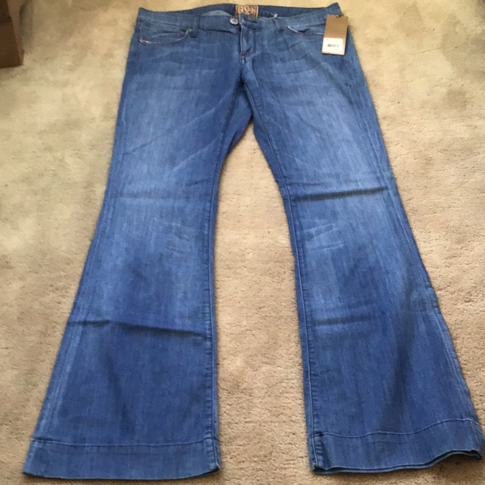 Rich & Skinny Women's Blue Flare Jeans